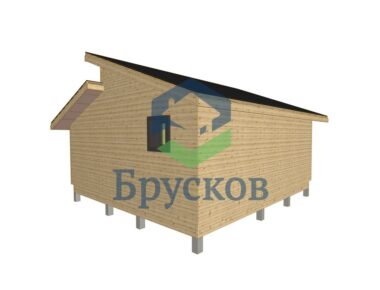 частный деревянный дом